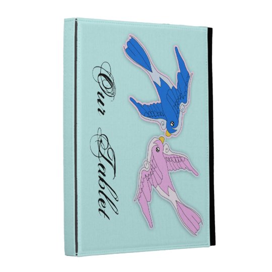 Kissing Swallows iPad case Template