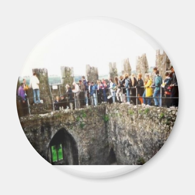 Kissing The Blarney Srone Magnet (Front)