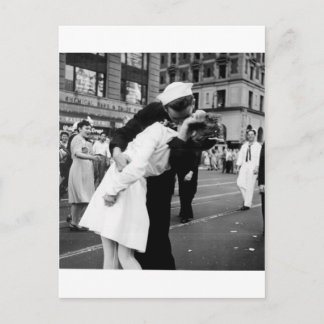 Kissing the War Goodbye at Times Square Postcard
