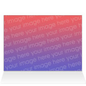 Kissing Unicorns Fantasy Horse Photo Card (Inside Horizontal (Top))