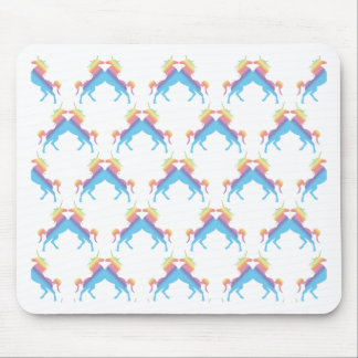 Kissing Unicorns Mouse Pad