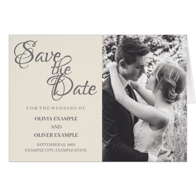 Kissing wedding couple in monochrome (Front Horizontal)