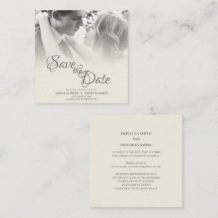 Kissing Wedding Couple in Monochrome Note Card