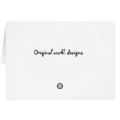 kissing whales cards (Back Horizontal)