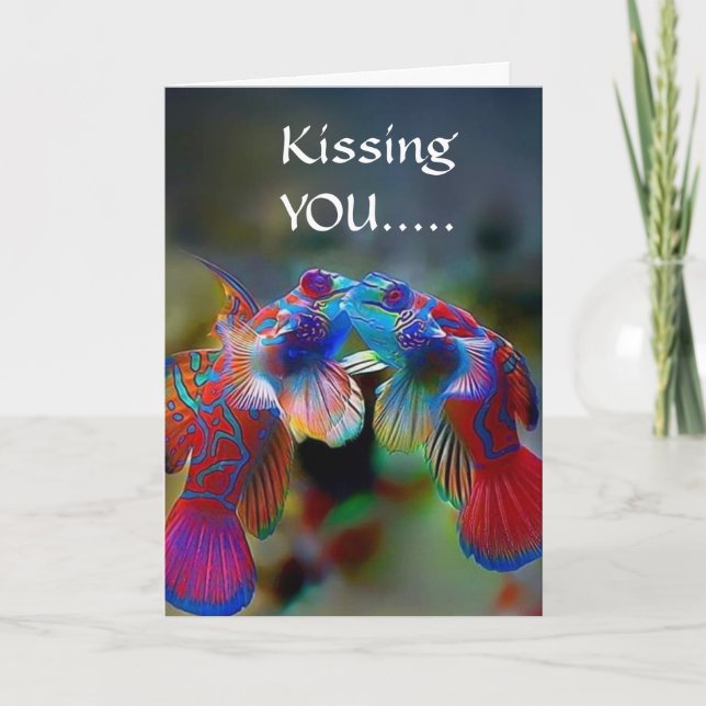 ***KISSING YOU*** FAV THING TO DO BIRTHDAY CARD (Front)
