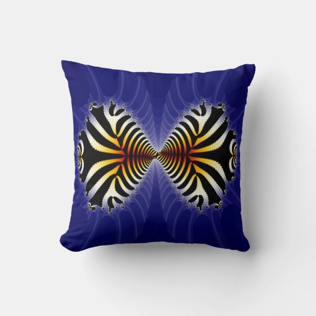 Kissing Zebra Fish Pillow (Front)