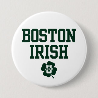 KissingU.com - BOSTON IRISH Pinback Button