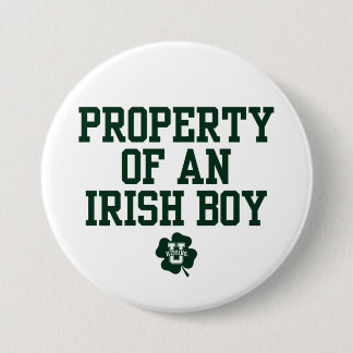 KissingU.com - PROPERTY OF AN IRISH BOY Button