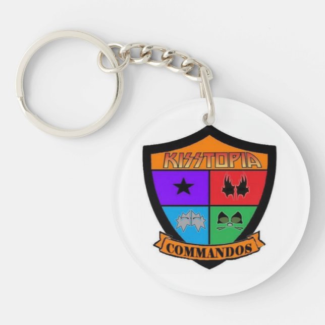 KISSTOPIA COMMANDOS KEY CHAIN (Front)