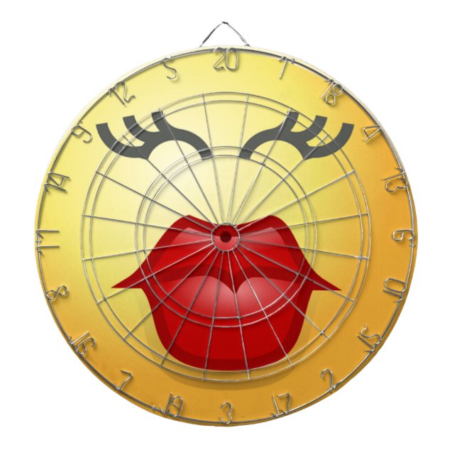 KISSY FACE DARTBOARD (Front)
