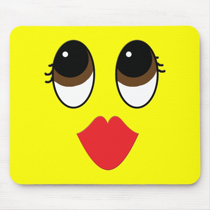 Kissy Face Mouse Pad