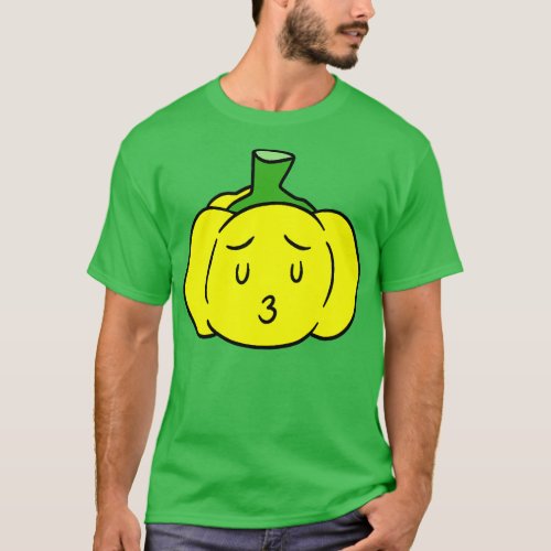 Kissy Face Yellow Bell Pepper T_Shirt