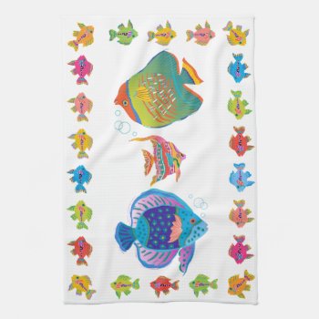 Kissyfishthis Towel by GwenDesign at Zazzle