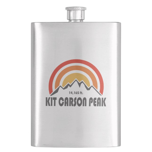 Kit Carson Peak Flask (Front)