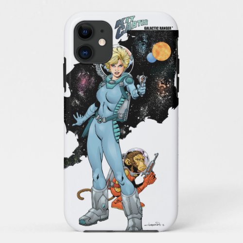Kit Carter Galactic Ranger iPhone Case