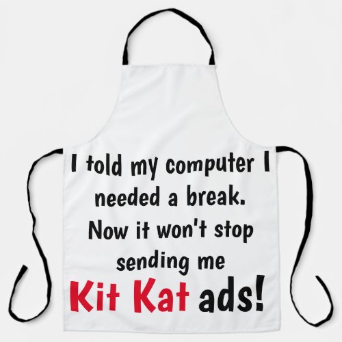 Kit Kat Ads Apron