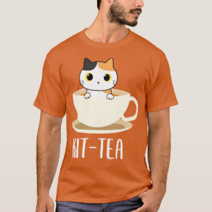 Kit Tea Cat Funny Cat Lover T-Shirt