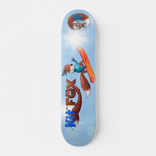 Kit the Fox Skateboard