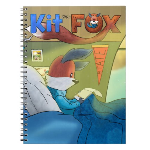 Kit the Fox Spiral Notebook
