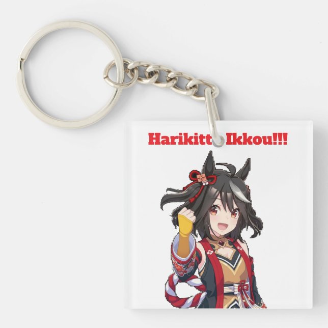 Kitasan Black Uma Musume. Keychain (Front)