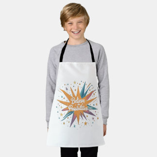 Kitchan apron believe in possibility