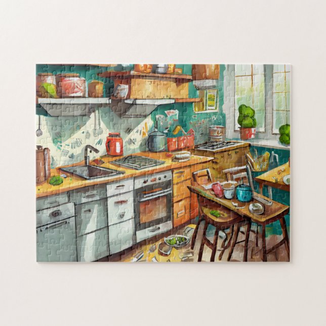 Kitchen 3 The Daily Jigsaw puzzle Recent Jigsaw Pu (Horizontal)