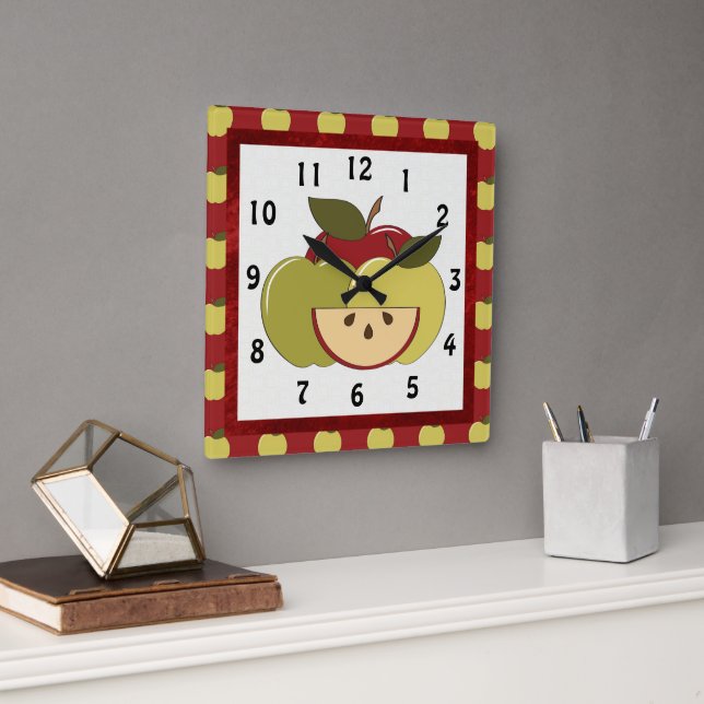 Kitchen Apple Clock (Office)
