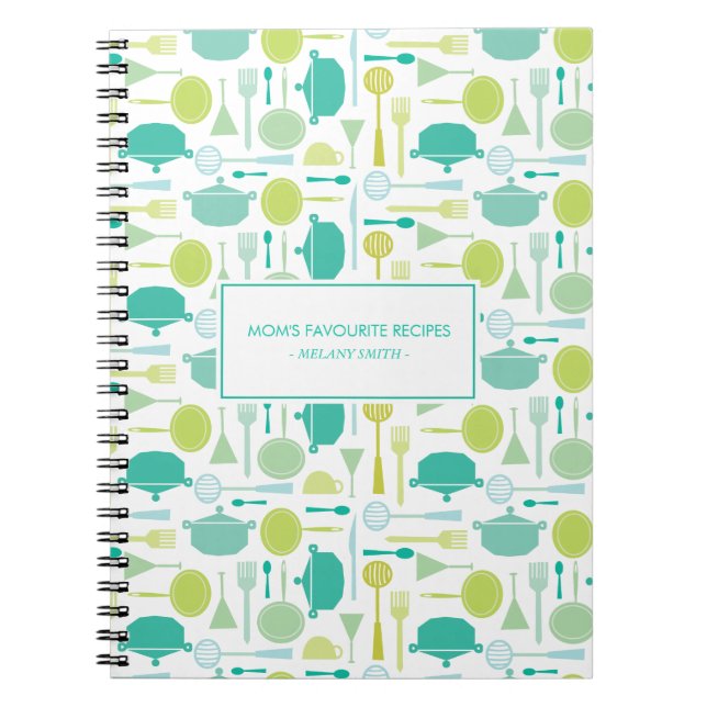 Kitchen Appliance Mom's Favourite Recipes Notebook (Front)