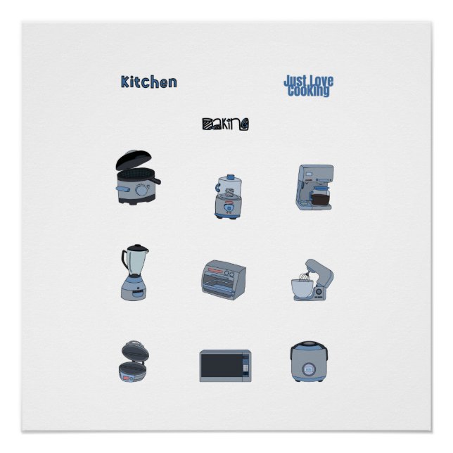 Kitchen Appliances Poster (Front)