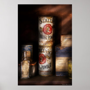 Kitchen - Baking powder and Lemon extract Poster