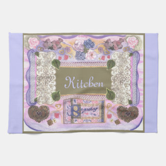 Kitchen Beauty Collage Fabric Photo Frame American Kitchen Towel
