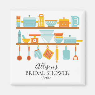Kitchen  Bridal Shower Favor  Magnet