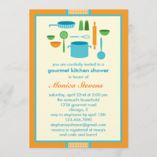 Kitchen Bridal Shower Invitation