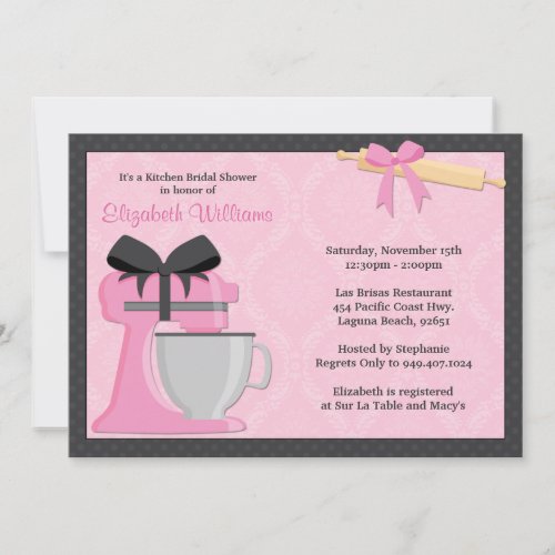 Kitchen Bridal Shower Invitation