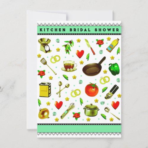 Kitchen Bridal Shower Invitation