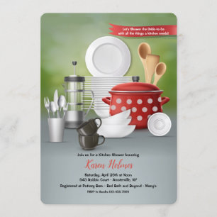 Kitchen Bridal Shower Invitation