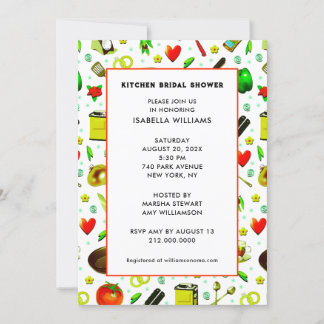 Kitchen Bridal Shower Invitation