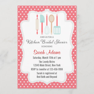 Kitchen Bridal Shower Invitation