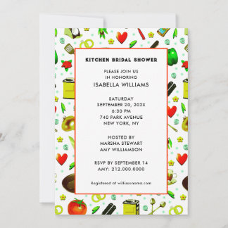 Kitchen Bridal Shower Invitation