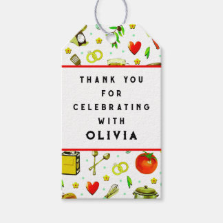 Kitchen Bridal Shower Thank You Gift Tags