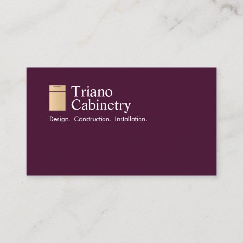 Kitchen Cabinetry Design Business Card