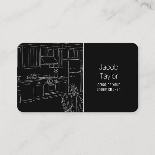Kitchen Business Card Zazzle
