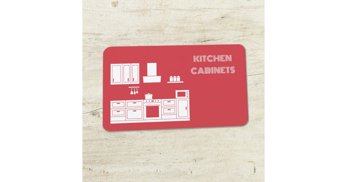 Kitchen Business Card Zazzle