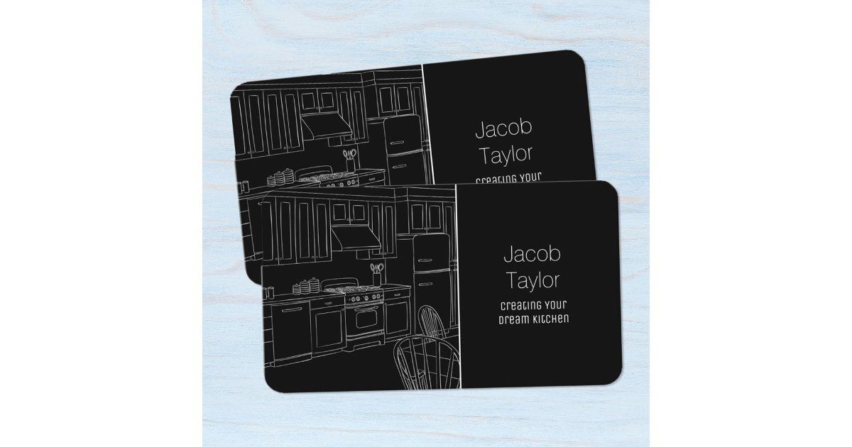 Kitchen Business Card Zazzle