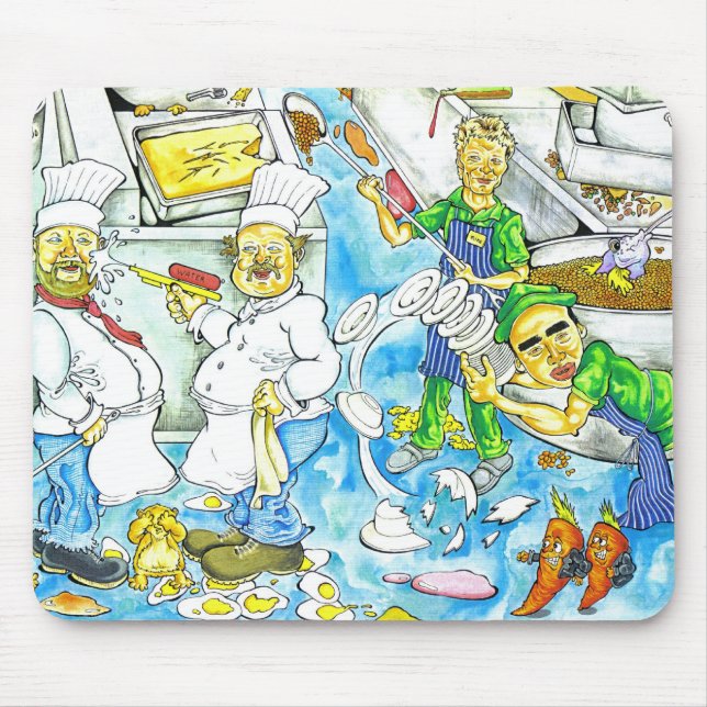 Kitchen Chaos Mouse Pad (Front)