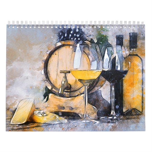 Kitchen Coffee Spices Food Wine Artistic Calendar (Cover)