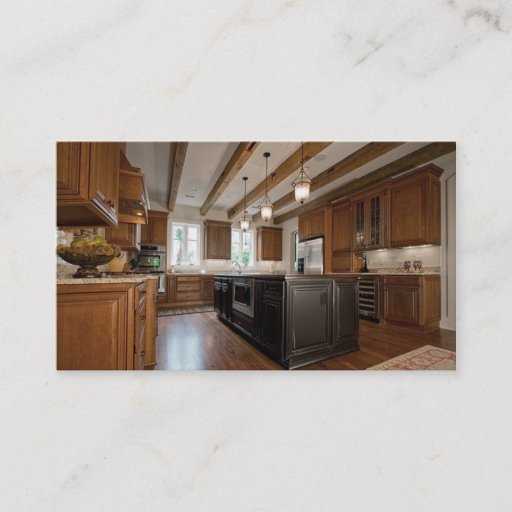 Customizable Kitchen Contractor Business Card