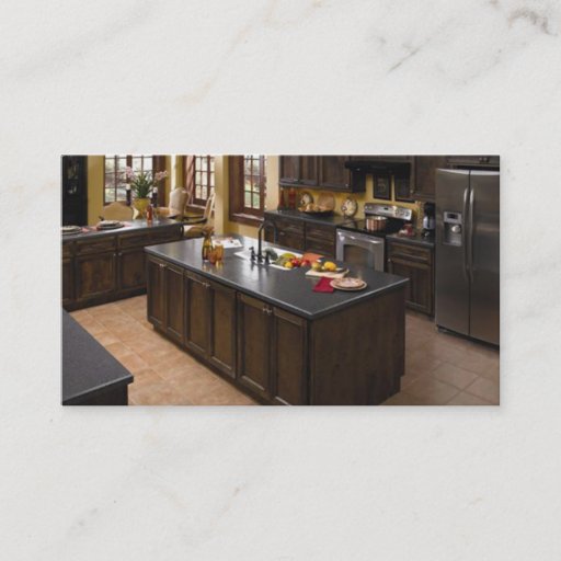 Customizable Kitchen Contractor Business Card