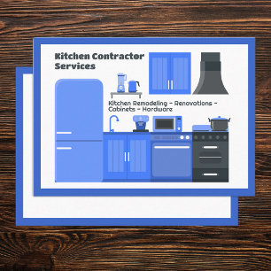 Kitchen Contractor Business Card