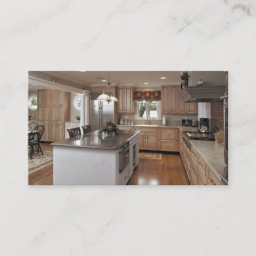 Customizable Kitchen Contractor Business Card